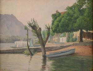 ROLLA Adolfo Giuseppe 1899-1967,Sera - Isola Pescatori,Meeting Art IT 2024-04-20