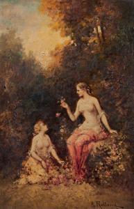 ROLLAND Henri 1897-1941,Deux jeunes femmes aux fleurs,Doutrebente FR 2023-06-16