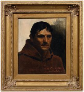 ROLLER George Conrad 1858-1941,portrait of a monk,Brunk Auctions US 2008-09-06