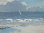 ROLLETT Herbert 1872-1932,Seascape, yacht on calm waters,Golding Young & Co. GB 2022-10-01