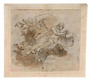 ROLLI Giuseppe Maria 1645-1727,Etude pour le Christ entouré,Artcurial | Briest - Poulain - F. Tajan 2024-03-20