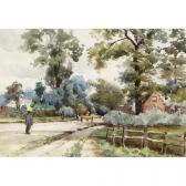 ROLPH Joseph Thomas 1831-1916,A LANE IN KENT, ENGLAND,Joyner CA 2010-11-23