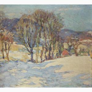 ROLSTON KEELER LOUIS BERTRAND,Winter Landscape,Freeman US 2020-06-09