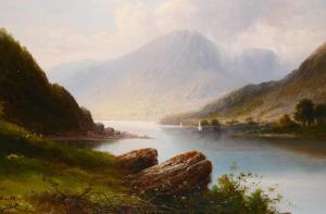 ROLYAT Victor 1800-1900,Highland Loch with Storm Approaching,Burchard US 2014-04-27