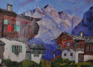 ROM Peter 1903-1985,Chalets in the Mountain,John Nicholson GB 2011-04-05