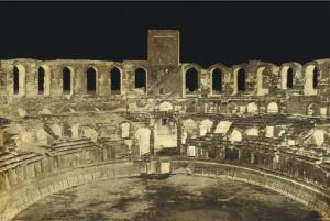 ROMAN Dominique 1824-1911,Roman arena, Arles,1855,Christie's GB 2004-11-16