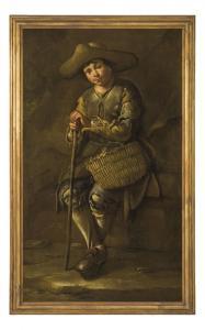 ROMANI Giuseppe,Ritratto di giovane in veste di pitocco (Ritratto ,Wannenes Art Auctions 2020-09-24