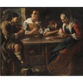ROMANI Giuseppe 1654-1718,SCENA CON GIOCATORI DI CARTE,Sotheby's GB 2009-12-15