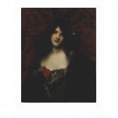 ROMANI Juana 1869-1924,Femme sur fond rouge,Christie's GB 2022-01-26