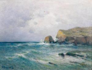 ROMANIDIS Constantinos 1884-1972,Paysage marin à l'aube,Cornette de Saint Cyr FR 2024-04-24