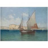 ROMANIDIS Constantinos 1884-1972,SAILING BOAT ON A CALM SEA,Sotheby's GB 2008-11-11
