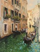 ROMANO ARMANDO 1935,Gondoliers, Venezia,Wright Marshall GB 2017-10-28