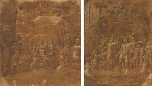 ROMANO Giulio 1499-1546,LE REPAS DE NOCES D'AMOUR ET PSYCHÉ,Sotheby's GB 2016-11-28