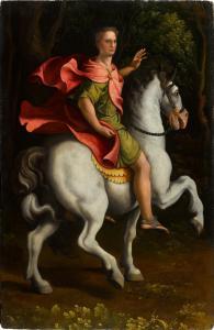 ROMANO Giulio 1499-1546,The Emperor Claudius on horseback,Sotheby's GB 2023-12-06