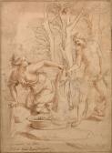 ROMANO Giulio 1499-1546,Ulysse et Nausicaa,1533,Artcurial | Briest - Poulain - F. Tajan 2019-03-27