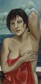 ROMANO ROSY,Sguardo di donna che sogna l'amore,2001,Galleria Pananti Casa d'Aste IT 2013-09-22