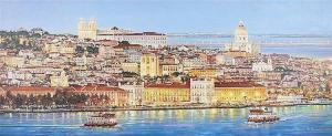 ROMANOV Dimitry,Vista de Lisboa - São Vicente e Santa Engrácia,Palacio do Correio Velho 2016-10-14