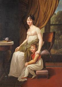 ROMANY Adele Romanee 1769-1846,Portrait of a mother and child in an interior,Bonhams GB 2020-10-21