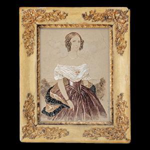 ROMBAUER Janos 1782-1849,Portrait of a young lady,Nagyhazi galeria HU 2019-03-12