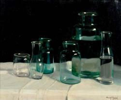 ROMEK Arpad 1883-1960,A still life with bottles,Christie's GB 2007-01-30