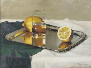 ROMEK Arpad 1883-1960,Natura morta con limone,Stadion IT 2024-03-25