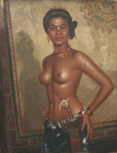 romeo enriquez,Nude,1953,Leon Gallery PH 2018-04-27