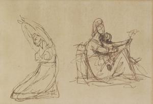 ROMNEY George 1734-1802,Study of a mother and child with a doll,Christie's GB 2012-07-10