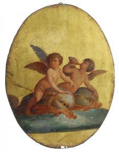 ROMOLI C.L 1877,Amorini su delfini,Galleria Pananti Casa d'Aste IT 2018-12-15