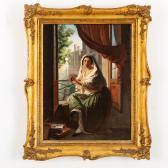 ROMOLO ENRICO 1859-1881,Donna alla finestra a Venezia,Wannenes Art Auctions IT 2023-03-14