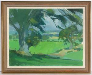 RON LONG Ronald 1900-2000,Summer trees,Anderson & Garland GB 2021-08-12