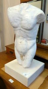 RONALD LEIGH HOLMES 1945,male torso,The Cotswold Auction Company GB 2014-04-29