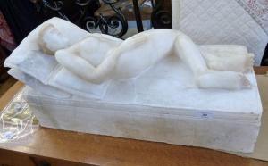 RONALD LEIGH HOLMES 1945,Model of girl reclining in steam,The Cotswold Auction Company GB 2014-04-29