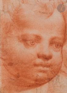 RONCALLI IL POMARANCIO Cristofano 1552-1626,Tête de putto,Ader FR 2023-03-20