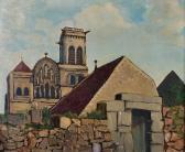 RONDAS Willi 1907-1975,L'Abbaye de Vezelay,John Nicholson GB 2017-05-03
