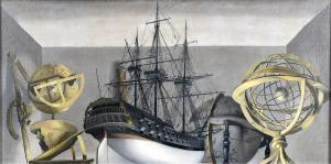 RONDAS Willi 1907-1975,study of a galleon,Charterhouse GB 2022-10-06