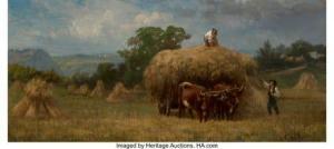 RONDEL Frederick 1826-1892,Harvesting,Heritage US 2021-05-07