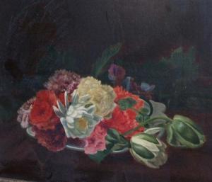 RONDEL Louis 1865-1870,Still Life with Flowers,1865,William Doyle US 2009-11-19
