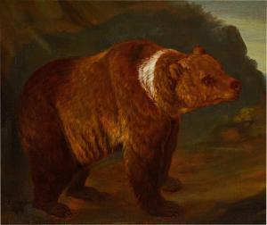 ROOS Johan Melchior 1663-1731,A brown bear in a landscape,1719,Sotheby's GB 2021-12-16