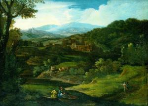 ROOS Peter Philipp 1655-1706,PASTORAL LANDSCAPE,Amelia Jeffers US 2024-03-07