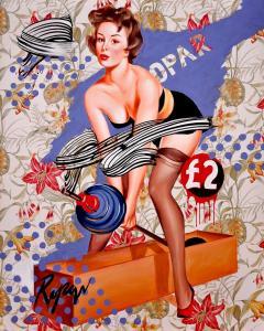 ROPAR Dennis 1971,Pin up Girl II, - Barbell Girl,Elder Fine Art AU 2020-07-07