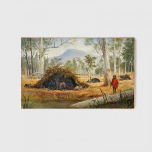 ROPER Edward 1830-1909,(Aboriginal Camp),1884,Bonhams GB 2022-08-23