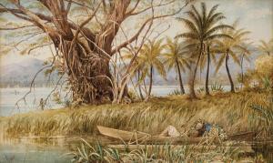 ROPER Edward 1830-1909,Ku Ku (The Dove), a Samoan Maiden,Menzies Art Brands AU 2022-06-29