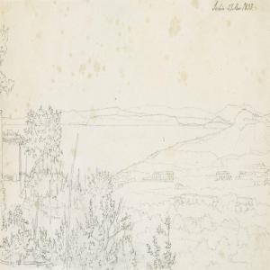 RORBYE Martinus 1803-1848,View from Ischia,1834,Bruun Rasmussen DK 2014-11-25