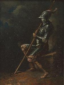 ROSA Salvator 1615-1673,A Soldier in armor,Aspire Auction US 2015-10-31