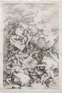 ROSA Salvator 1615-1673,Der Gigantensturz,1663,Galerie Bassenge DE 2024-05-29