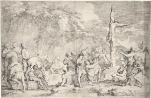 ROSA Salvator 1615-1673,Die Kreuzigung des Polycrates,1662,Galerie Bassenge DE 2024-05-29