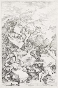 ROSA Salvator 1615-1673,The Fall of the Giants,1663,Swann Galleries US 2024-04-18