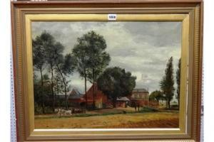 ROSABIN 1800,The farmyard,Bellmans Fine Art Auctioneers GB 2015-04-22