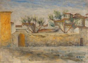 ROSAI Ottone 1895-1957,Piazza del Carmine,1945,Felima Art Casa d'Aste IT 2024-03-23