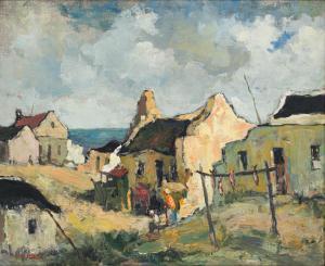 ROSE INNES Alexander 1915-1996,Fishermen's Cottages; Arniston,Strauss Co. ZA 2024-04-15